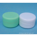 new style plastic cosmetic packaging cream jar with custom logo,various color,custom size OEM orders are welcome